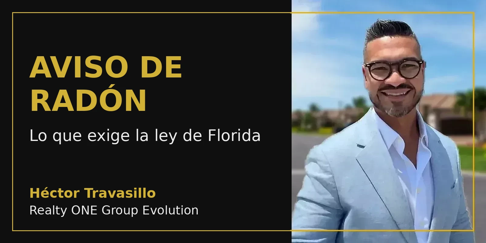 Aviso de radón con Héctor Travasillo