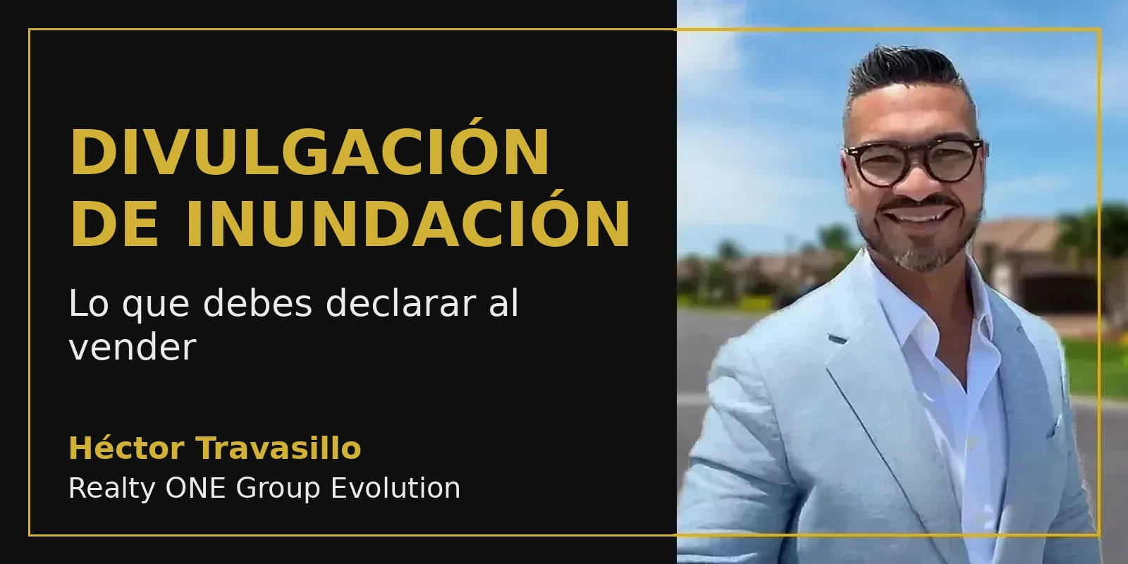 Divulgación de inundación con Héctor Travasillo
