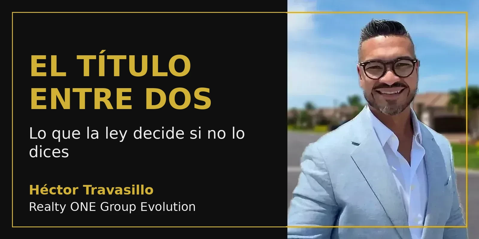 El título entre dos con Héctor Travasillo