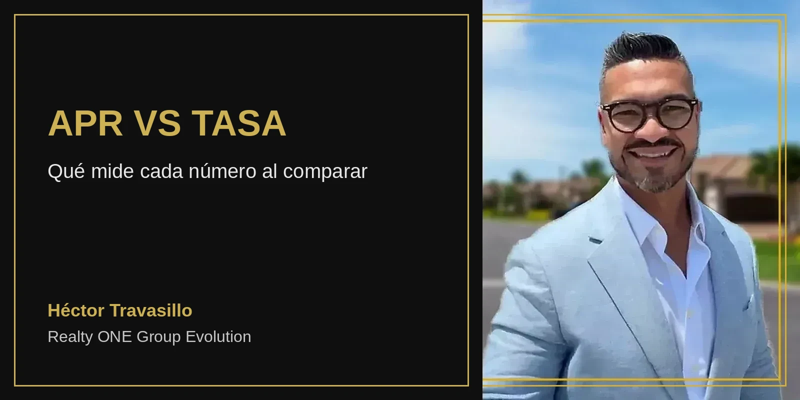 APR vs tasa de interés: qué mide cada número al comparar prestamistas