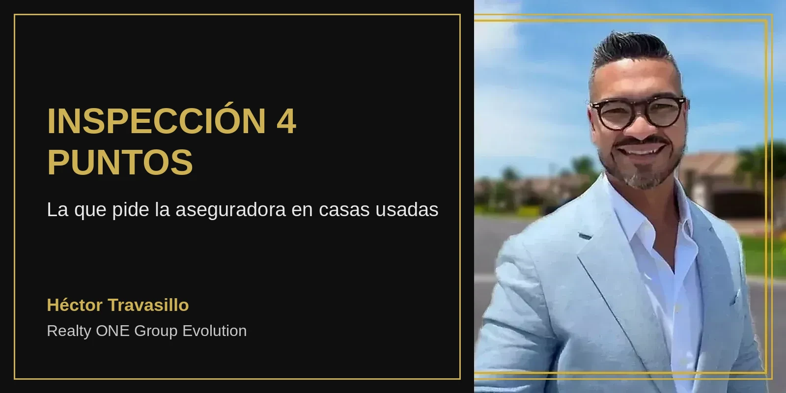 Inspección de 4 puntos en Florida: la que pide la aseguradora en casas usadas