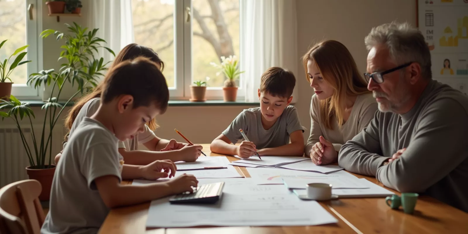 Organización financiera familiar para comprar una casa