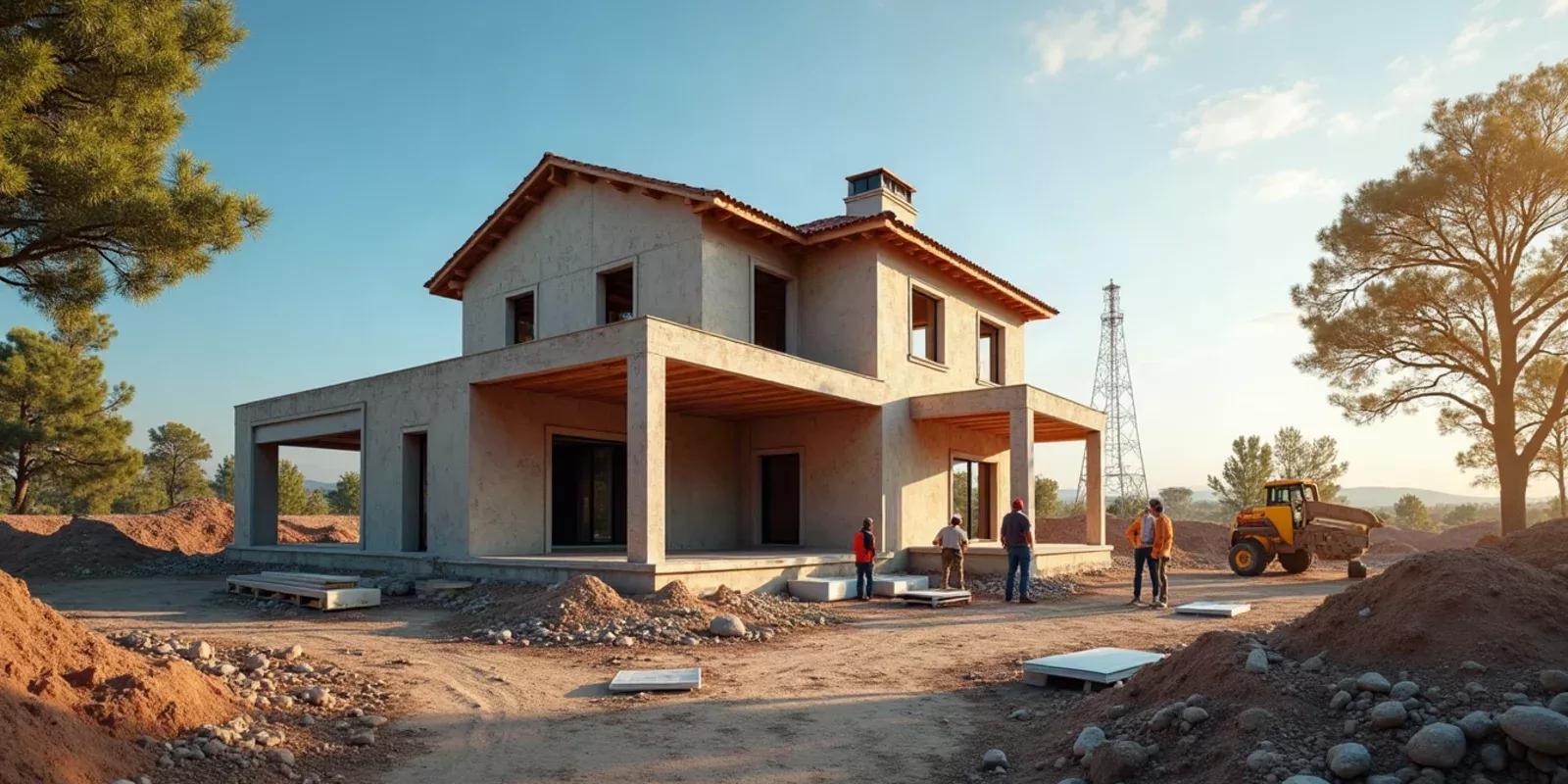 Cuánto crédito necesito para construir una casa nueva